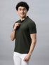 Classic Comfort: Men's 100% Cotton Polo T-shirt Maroon
